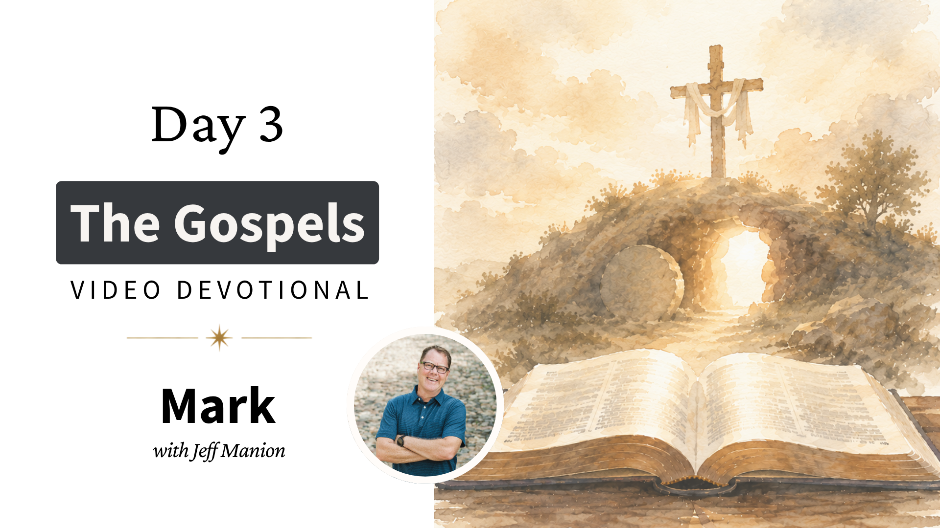 Day 3 The Gospels Video Devotional - Mark (40 Days through the Book: Mark)