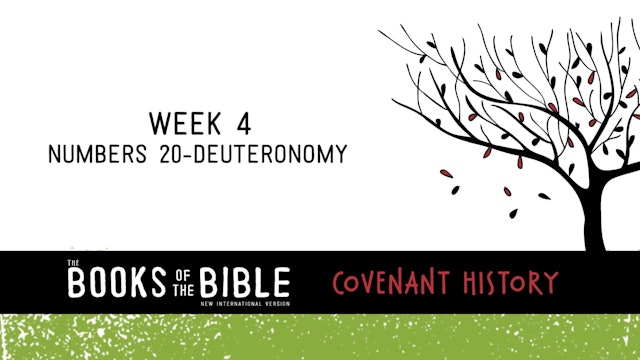 Covenant History - Week 4 - Numbers 20-Deuteronomy