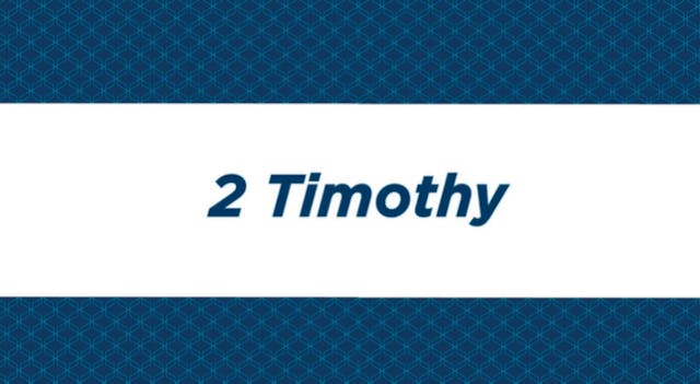 NIV Study Bible Intro - 2 Timothy
