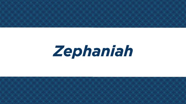 NIV Study Bible Intro - Zephaniah