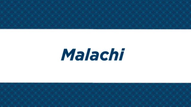 NIV Study Bible Intro - Malachi