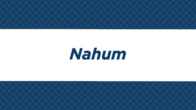 NIV Study Bible Intro - Nahum