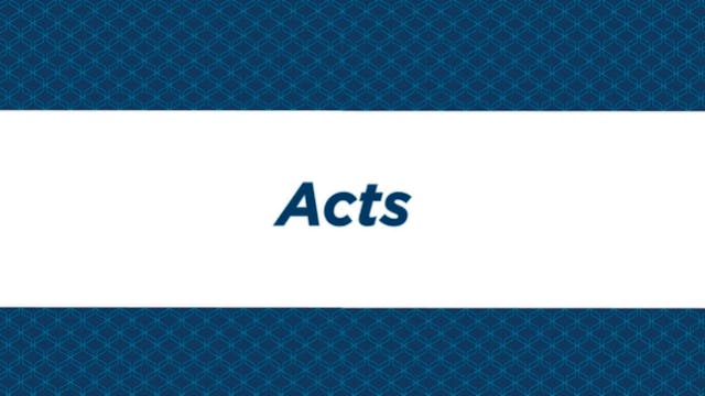 NIV Study Bible Intro - Acts