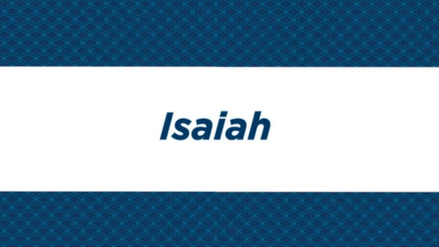 NIV Study Bible Intro - Isaiah