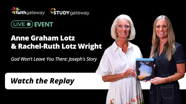 Live Event with Anne Graham Lotz and ...