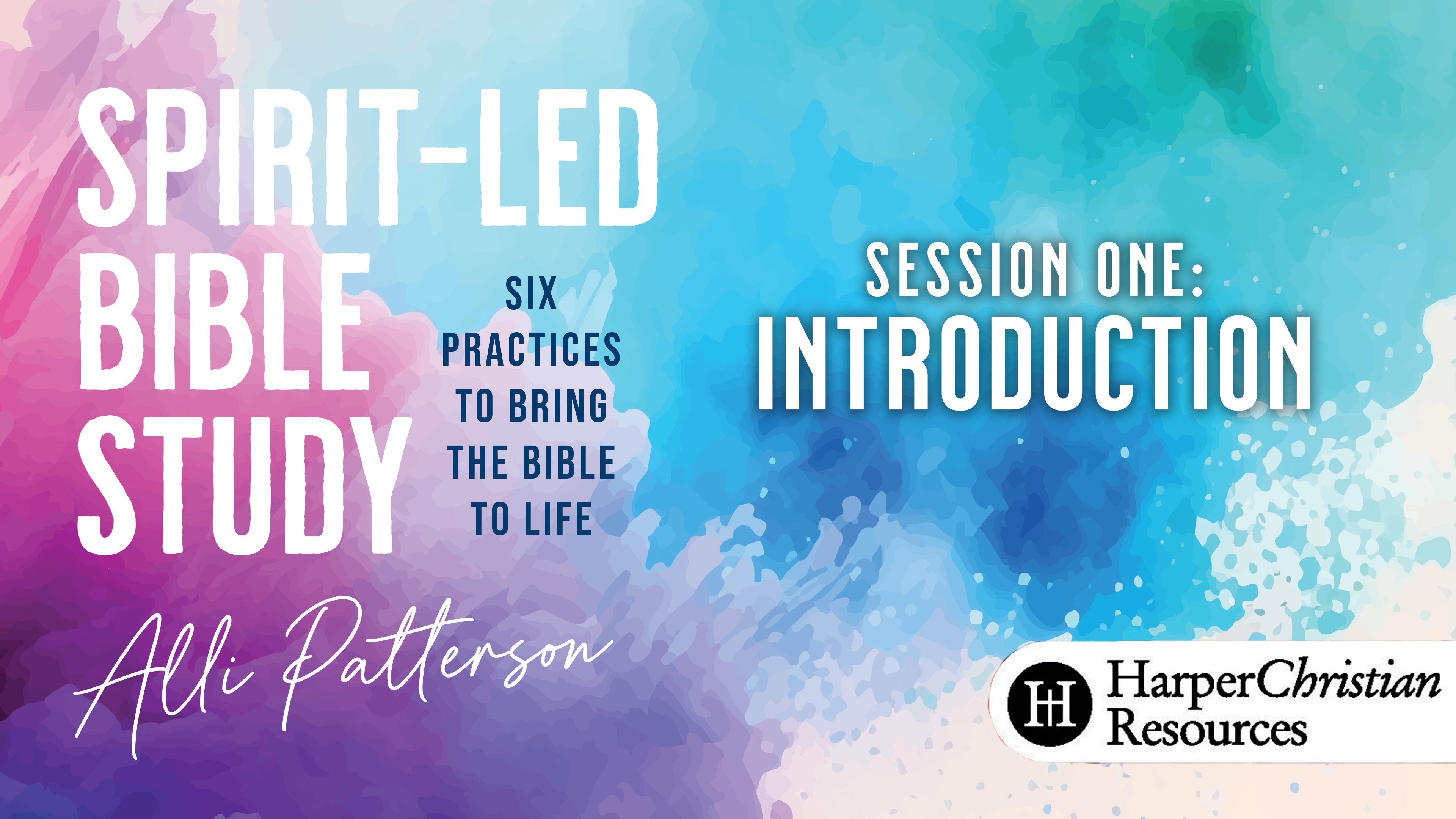 S1: Introduction (Spirit-Led Bible Study)