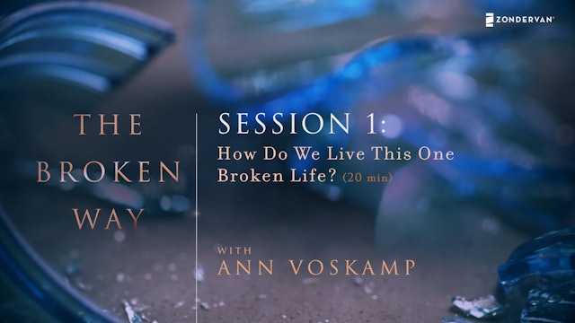 The Broken Way, Session 1, How Do We Live This One Broken Life?
