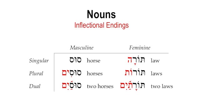 Basics of Biblical Hebrew Video Lectu...