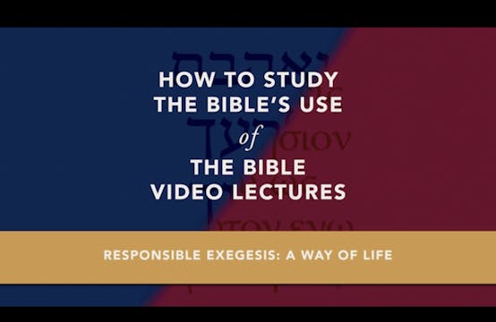 S8.1: Responsible Exegesis: A Way of ...