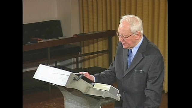 John Stott on the Bible and the Christian Life, Session 4. The Problem of Culture