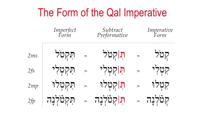 Basics of Biblical Hebrew Video Lectu...