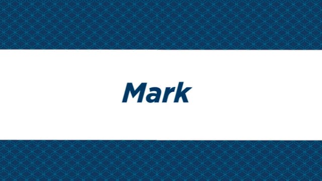 NIV Study Bible Intro - Mark