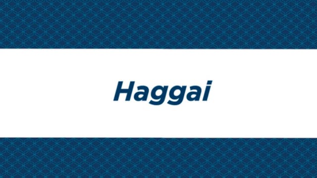NIV Study Bible Intro - Haggai