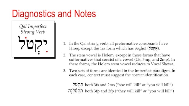 Basics of Biblical Hebrew Video Lectu...