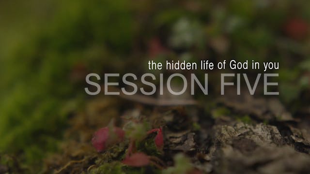 Get Your Life Back - Session 5 - The Hidden Life of God in You