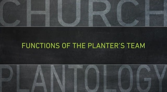 S7: Functions of the Planter's Team (...