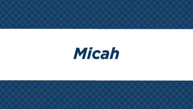 NIV Study Bible Intro - Micah