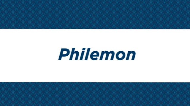 NIV Study Bible Intro - Philemon