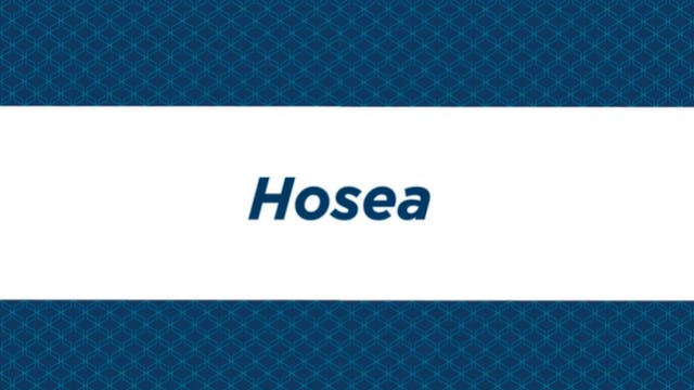 NIV Study Bible Intro - Hosea
