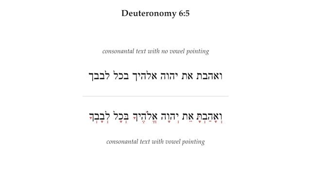 Basics of Biblical Hebrew Video Lectures, Session 2. The Hebrew Vowels