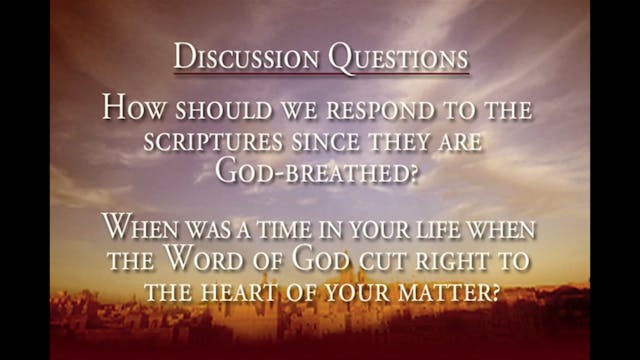 40 Days With The Word of Promise, Session 1, Welcome