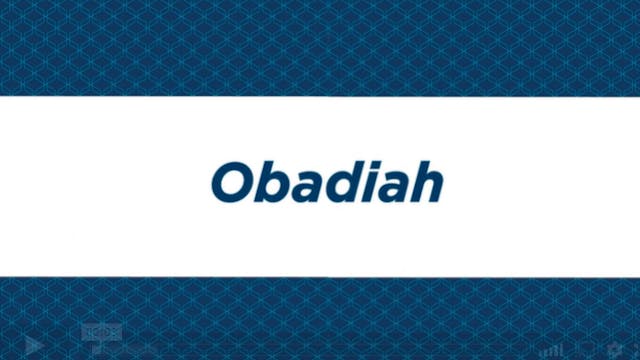 NIV Study Bible Intro - Obadiah