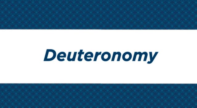 NIV Study Bible Intro - Deuteronomy