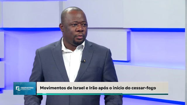 Movimento de Israel e Irão após o iní...