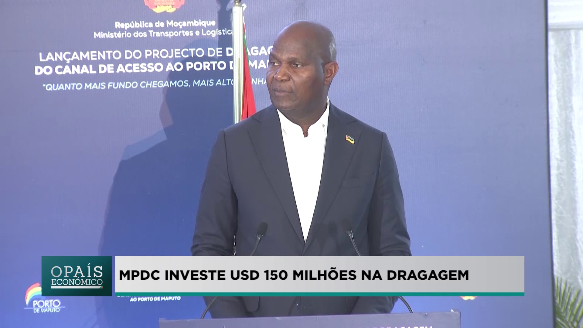 MPDC investe milhões de dólares na dragagem