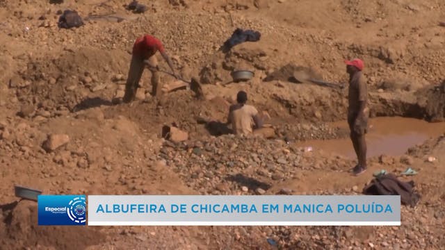 Albufeira de chicamba em Manica poluída