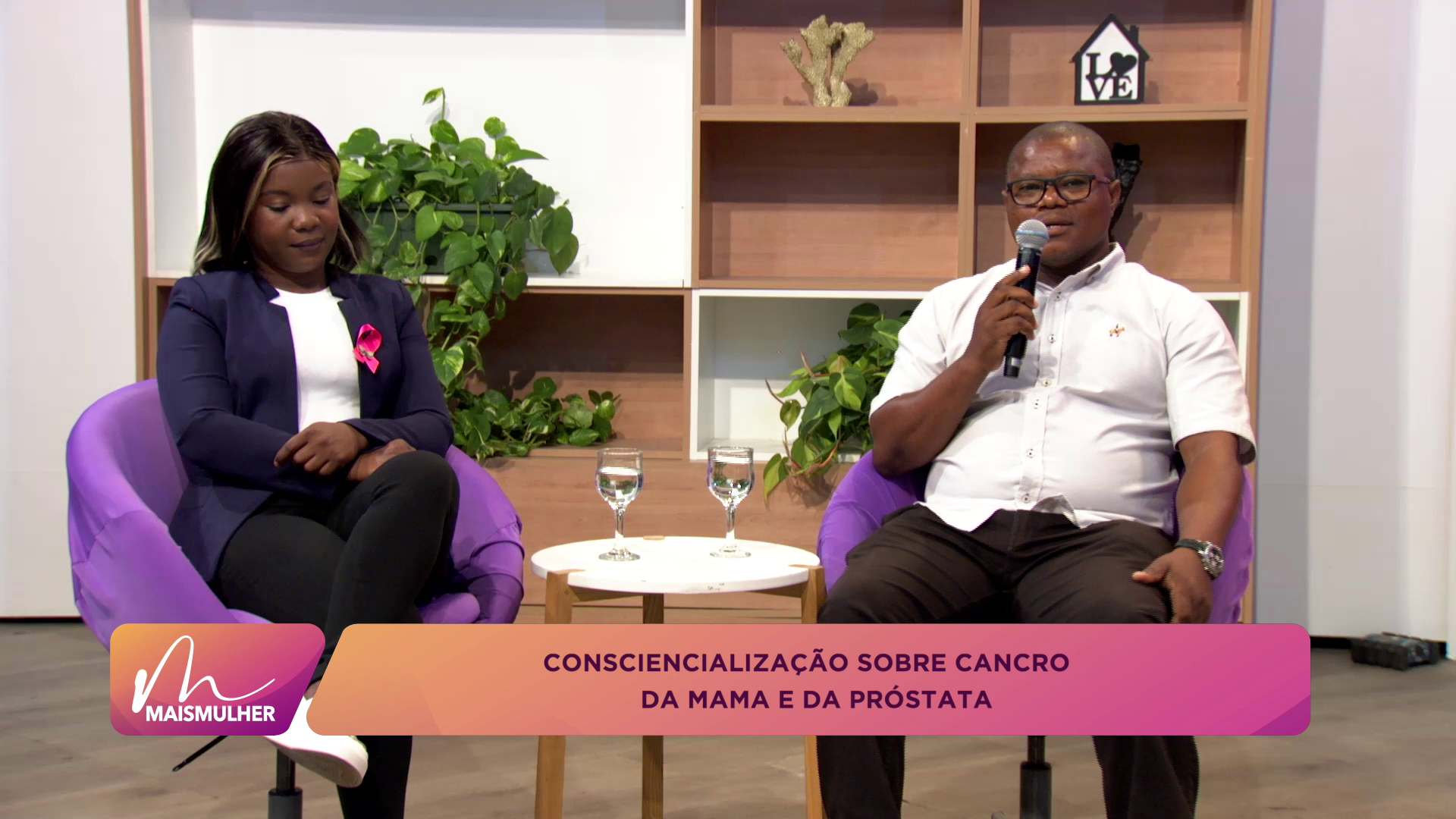 Consciencialização sobre cancro da mama e da próstata