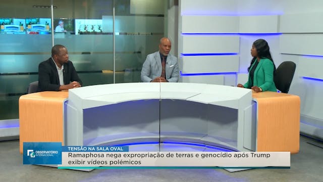 Ramaphosa nega genocídio e expropriaç...