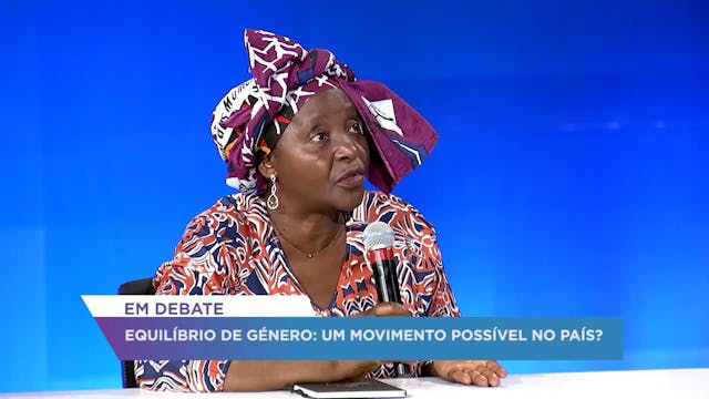 Equilibrio de género em Moçambique.