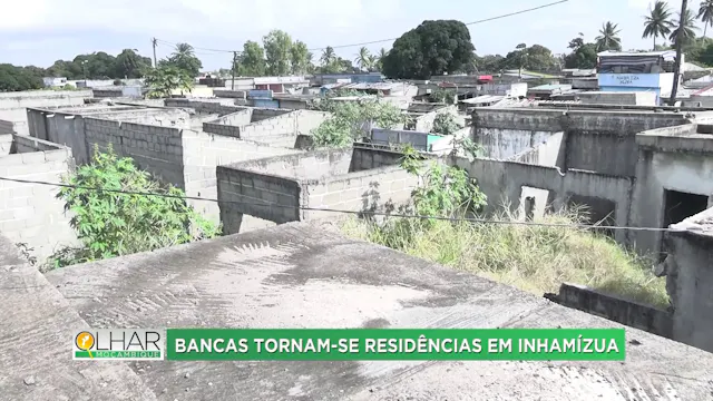 Bancas tornam-se residências em Inham...