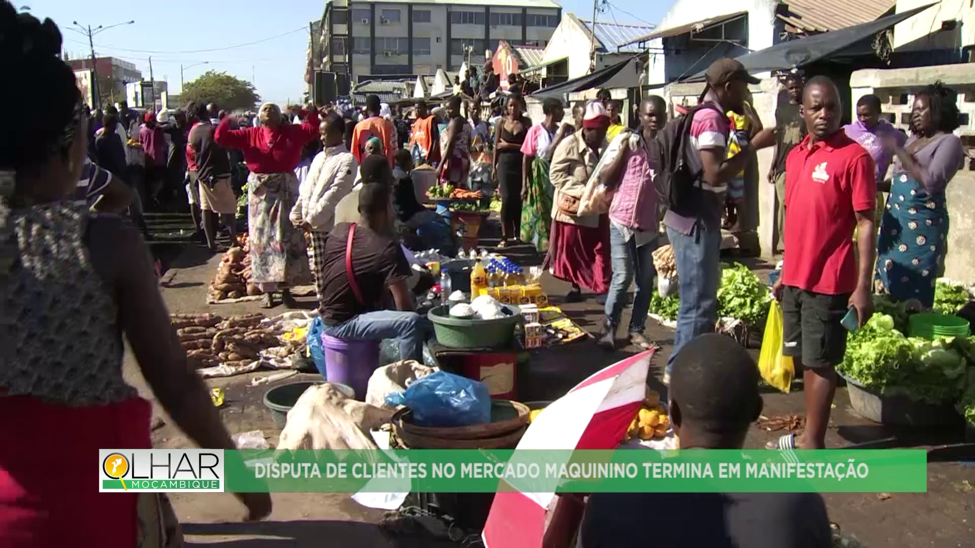 Disputa de clientes no mercado Maquinino termina em manifestação