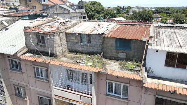 O perigo mora nos terraços