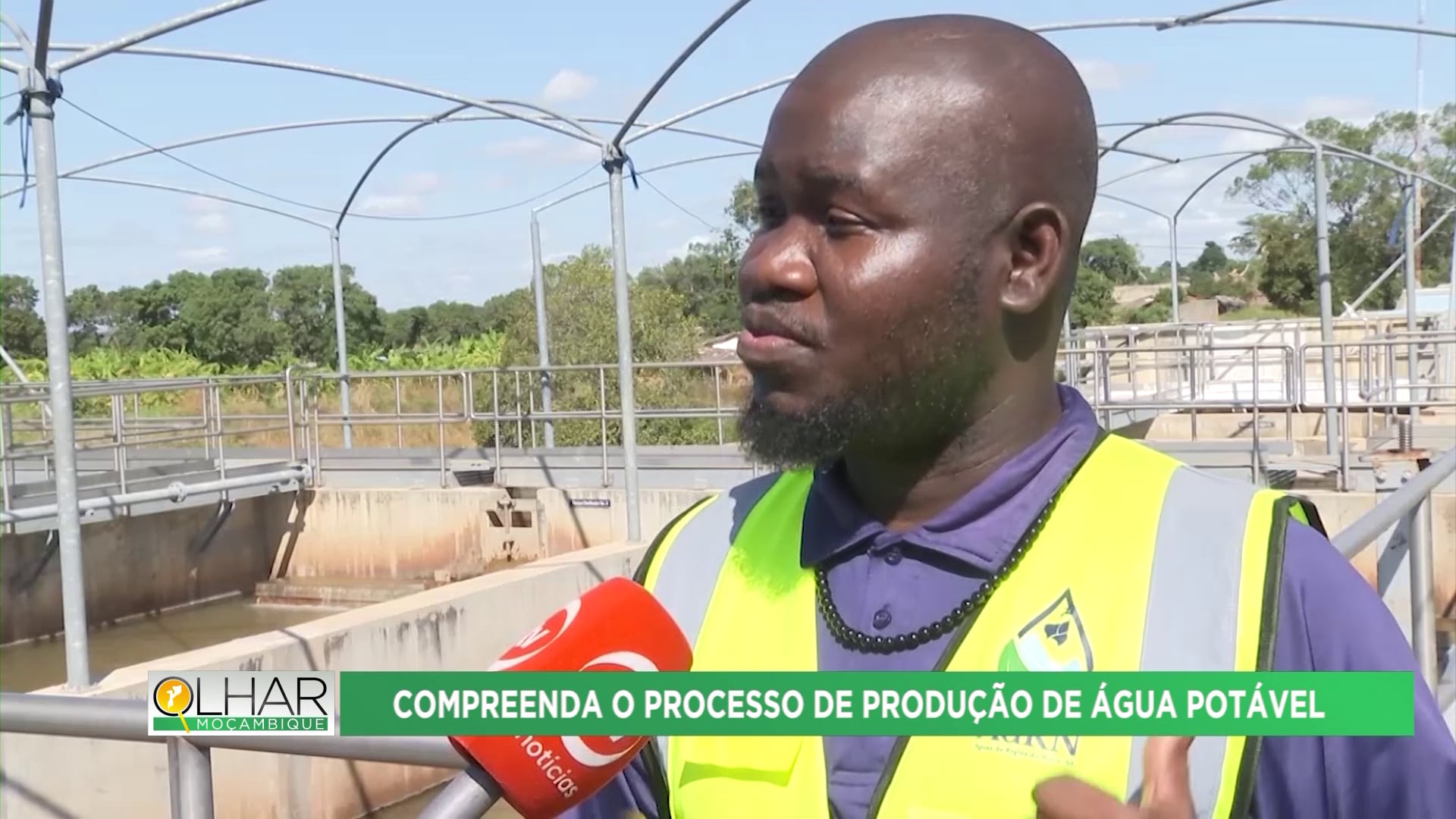 Produção de água potável em Nampula