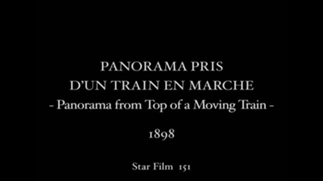 Panorama Pris D'un Train En Marche - 1898
