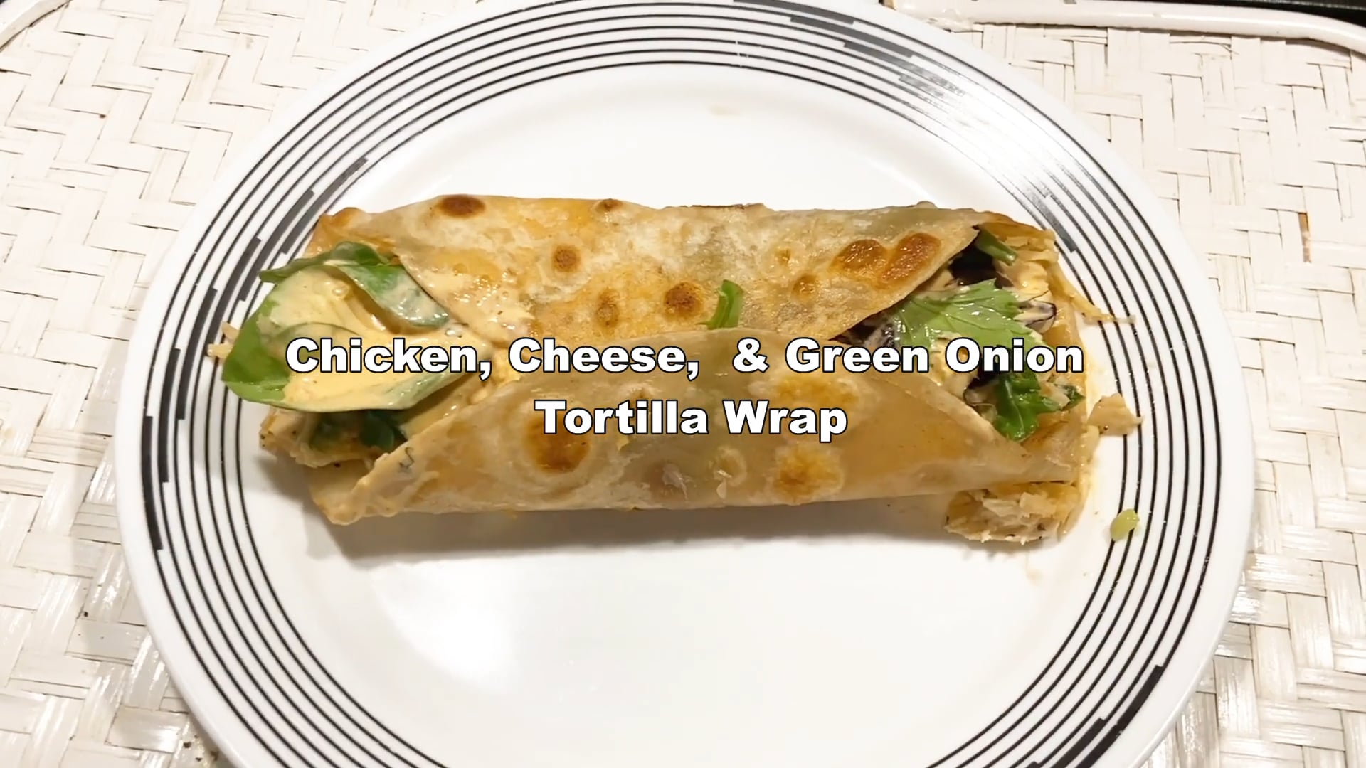 Food Fix S1 Ep5 - Shredded Chicken Green Onion Wrap