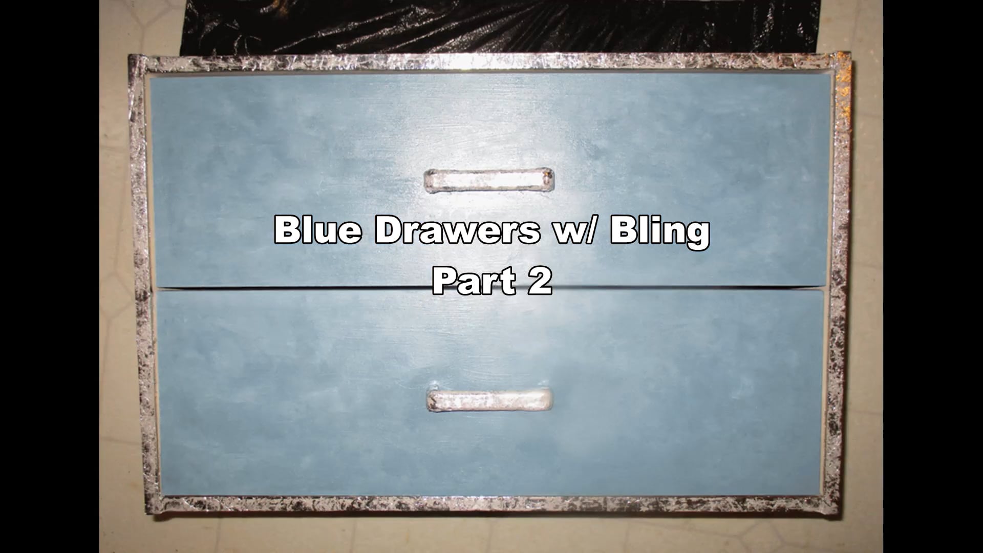 Painting with Suga: S3 E8 Blue Drawers with Bling Part 2