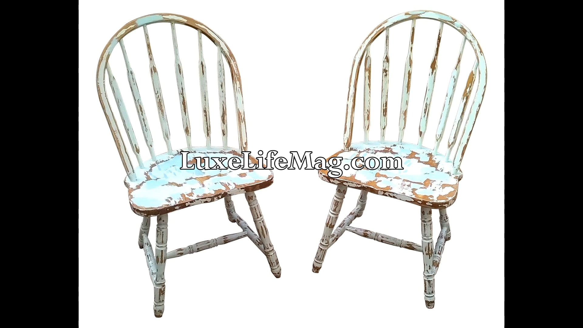 Painting with Suga: S3 E3 Distressed Cottage Farmhouse Chairs