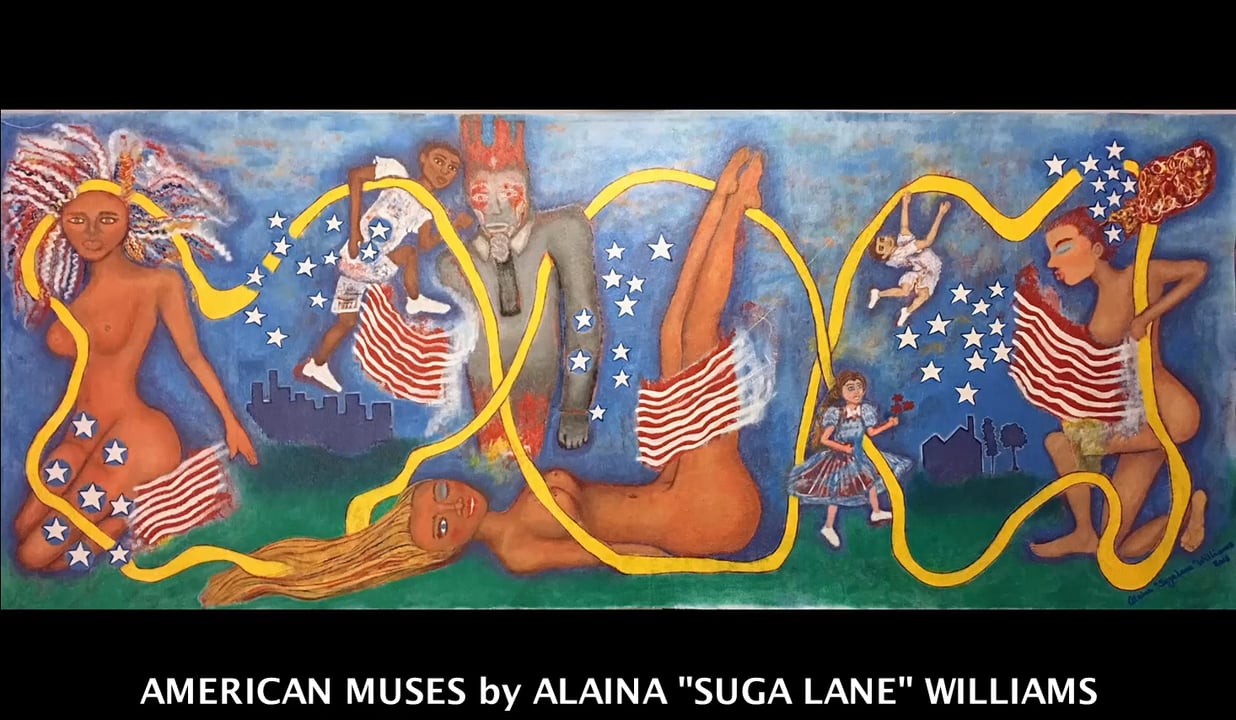 Painting with Suga: S3 Ep2 Pt2 American Muses Art