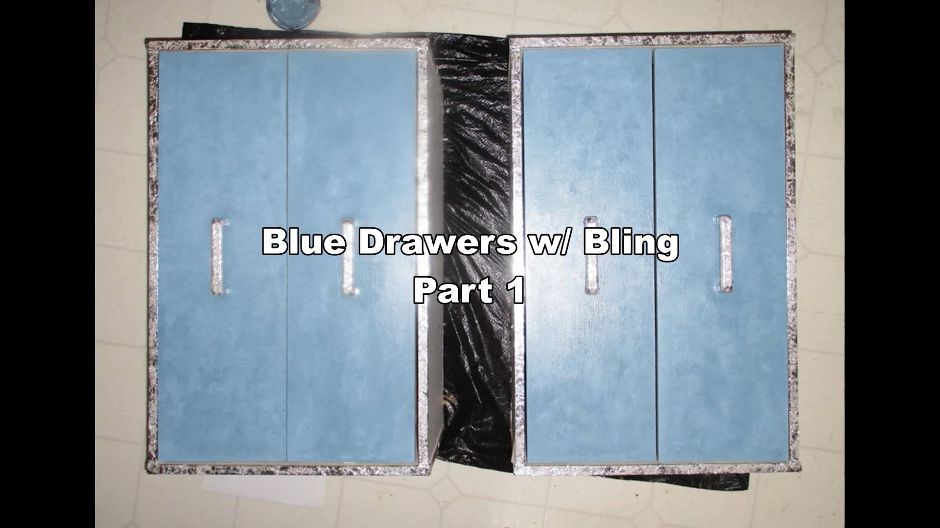Painting with Suga: S3 E7 Blue Drawers with Bling Part 1