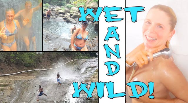 Crabby Captain and Sunny Sailor #76 UNCENSORED Wet and Wild!  Crazy Bus Tour, Waterfalls and Wild Jumpers - S3