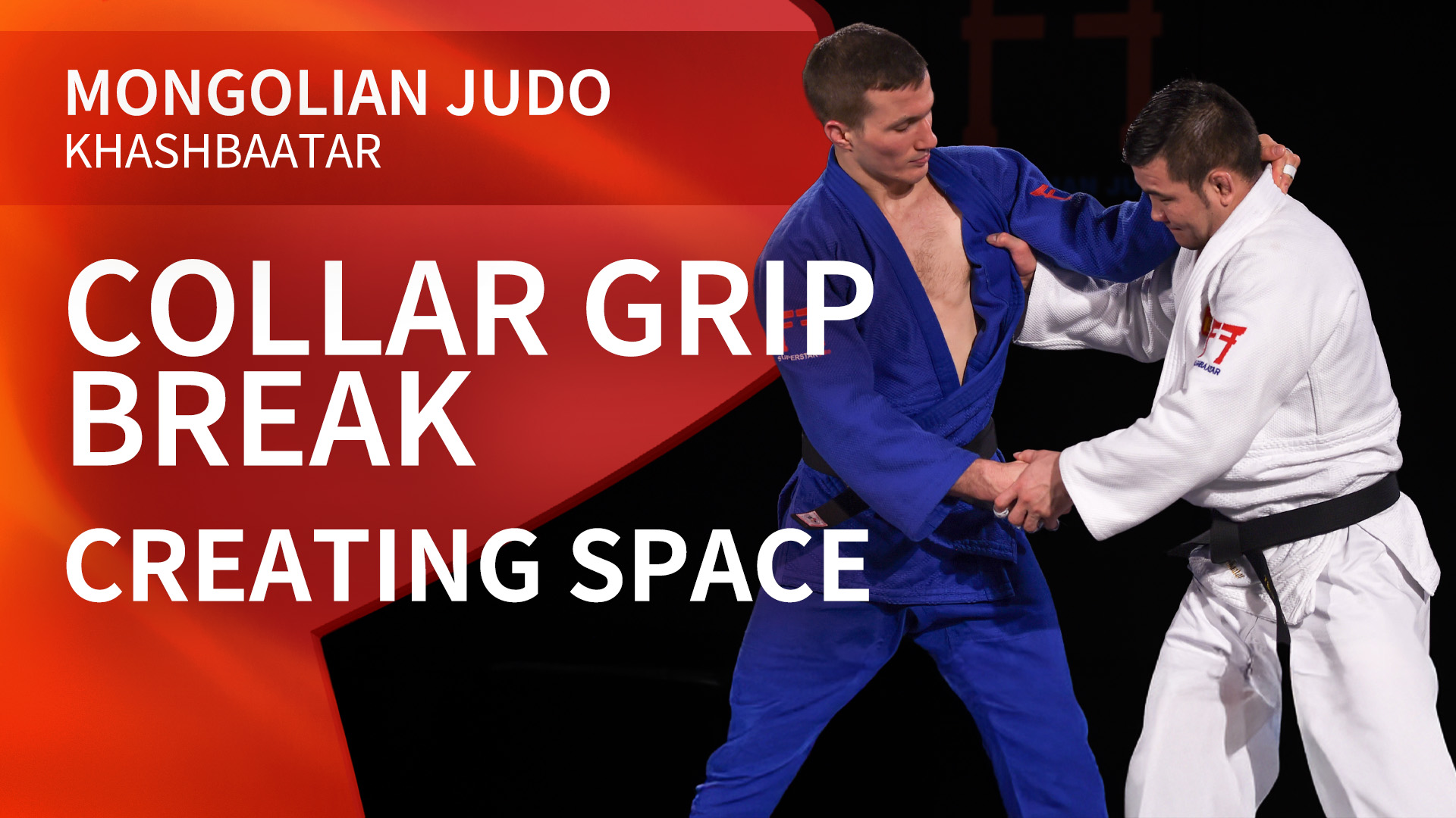 Collar grip break - Creating space | Khashbaatar
