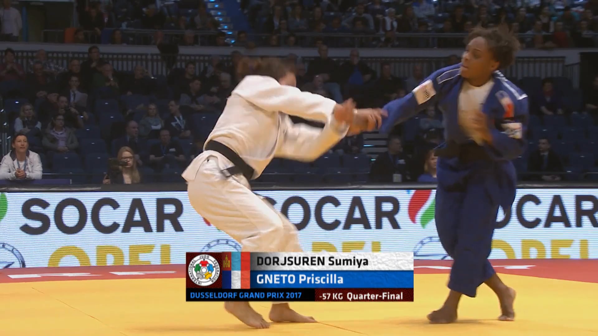 101: Osoto gaeshi - MGL v FRA -57kg