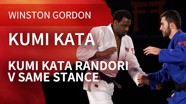 Kumi kata randori v same stance | Win...