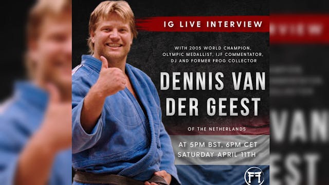 IG Live With Dennis Van Der Geest