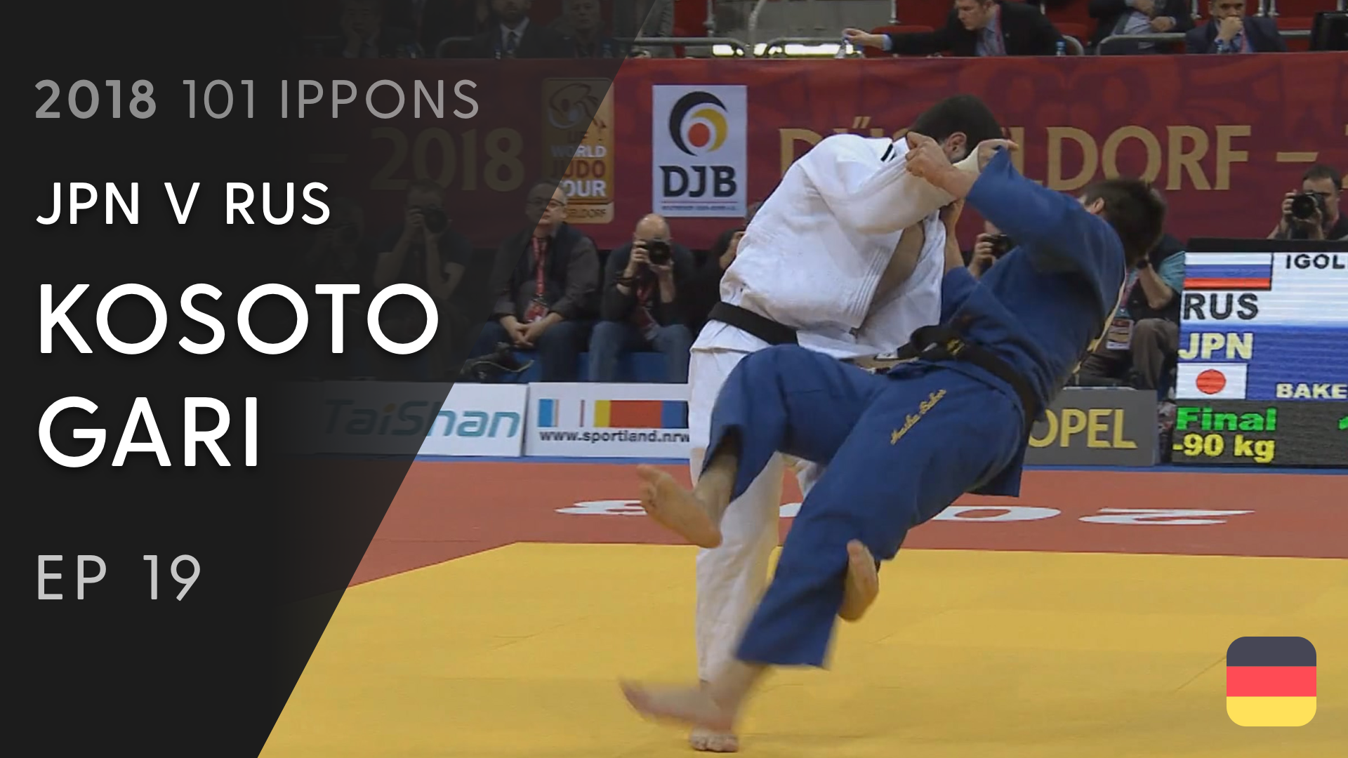 101: Kosoto gari - JPN v RUS -90kg