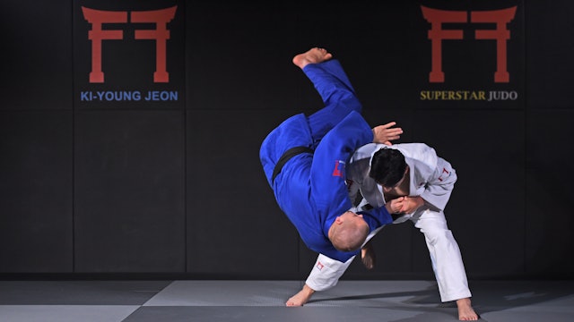 Tai otoshi from hand grip | Korean Judo